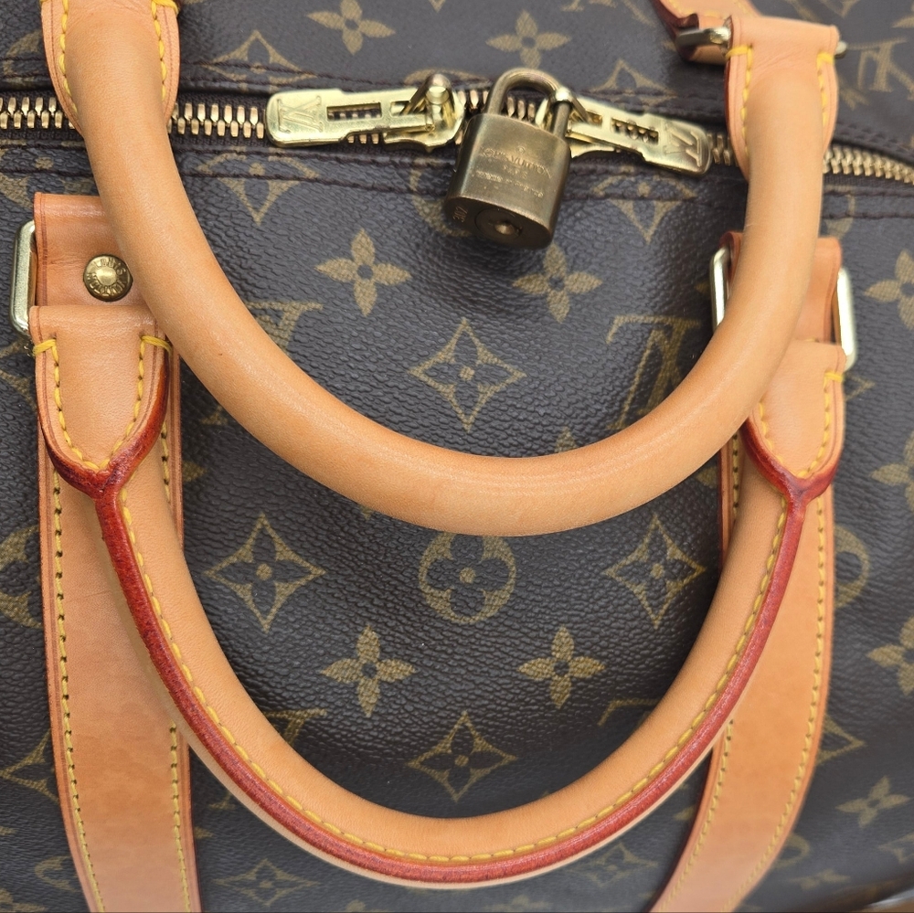 COA INCLUDED - Louis Vuitton Boston Bag/50 Monogram Keepall Bandouliere M41416 - Picture 8 of 17